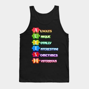 Autism Awareness T-ShirtAutism Awareness Puzzle Piece T Tank Top